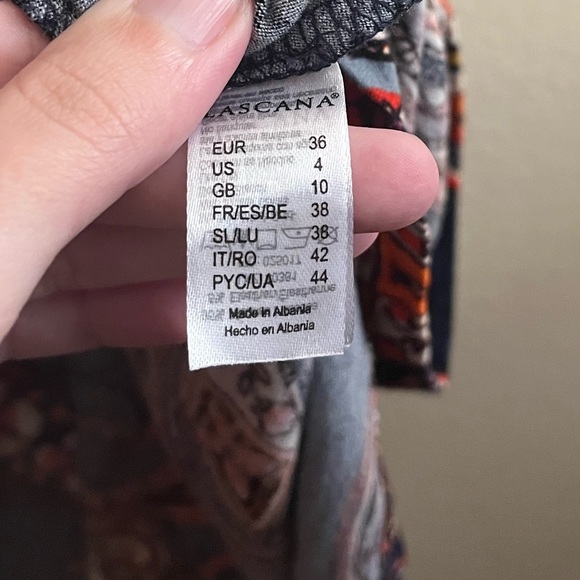 Lascana Bandeau Paisley Maxi Dress - Picture 8 of 10